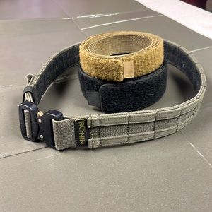 Ronin Tactics Shuto Battle belt, 1.25in inner belt and 1.75 in width inner belts